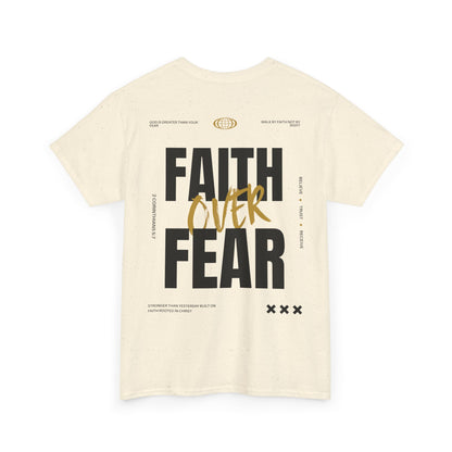 Faith Over Fear Shirt Christian T-Shirt Inspirational Faith Based Tee Religious Gift Motivational Christian Apparel