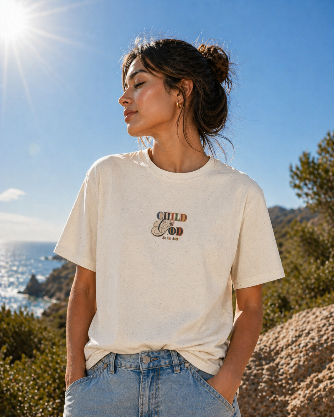 Child of God Shirt Christian T-Shirt Faith Based Tee Inspirational Religious Gift Jesus Shirt Gospel Apparel
