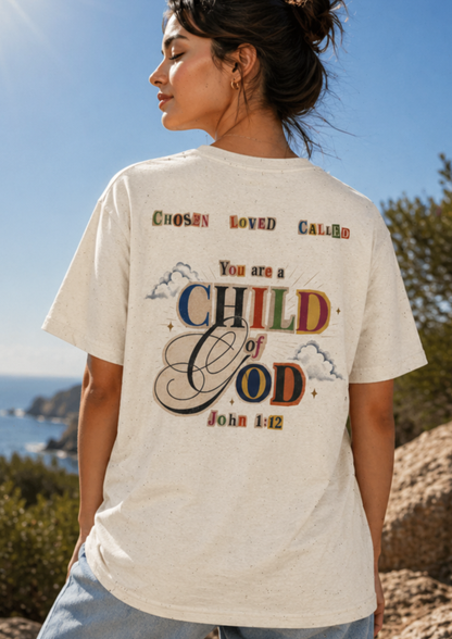 Child of God Shirt Christian T-Shirt Faith Based Tee Inspirational Religious Gift Jesus Shirt Gospel Apparel