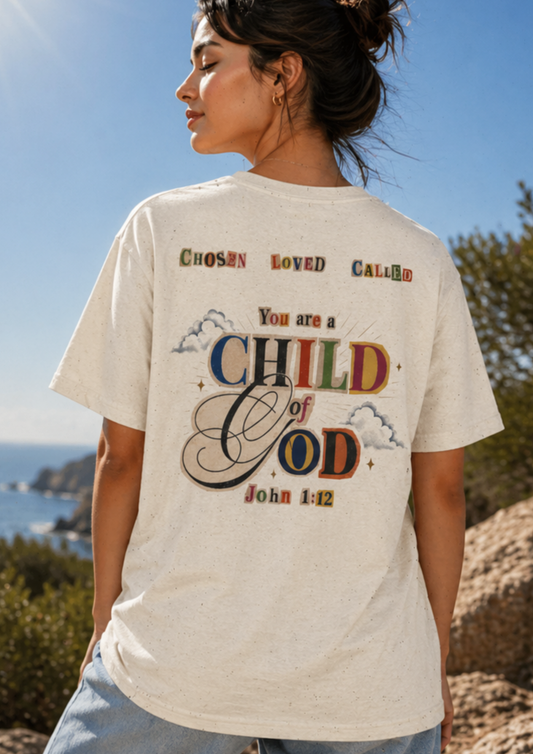Child of God Shirt Christian T-Shirt Faith Based Tee Inspirational Religious Gift Jesus Shirt Gospel Apparel