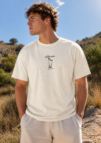 Psalm 150:3 Shirt Christian T-Shirt Praise God Tee Bible Verse Shirt Worship Music Christian Gift Faith Based Apparel