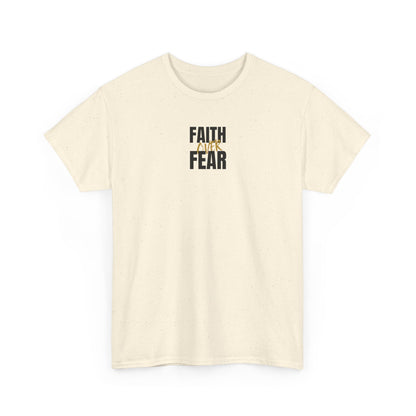 Faith Over Fear Shirt Christian T-Shirt Inspirational Faith Based Tee Religious Gift Motivational Christian Apparel