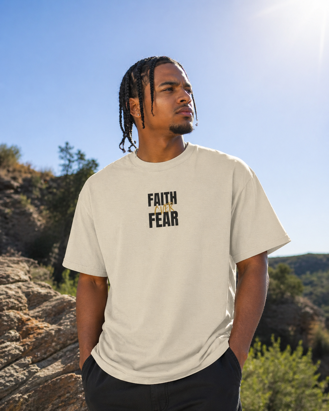 Faith Over Fear | Camiseta Regular Fit | Selah Colombia