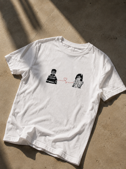 Camiseta con Fotos de la Infancia para Pareja | Amor y Amistad | Selah