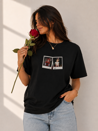 Camiseta con Fotos Tipo Polaroid | Regalo Amor y Amistad