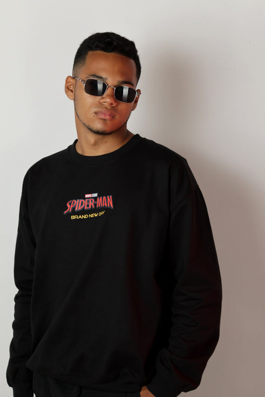 Crewneck Spider-Man BND | Buzo Cuello Redondo Estampado | Selah Colombia