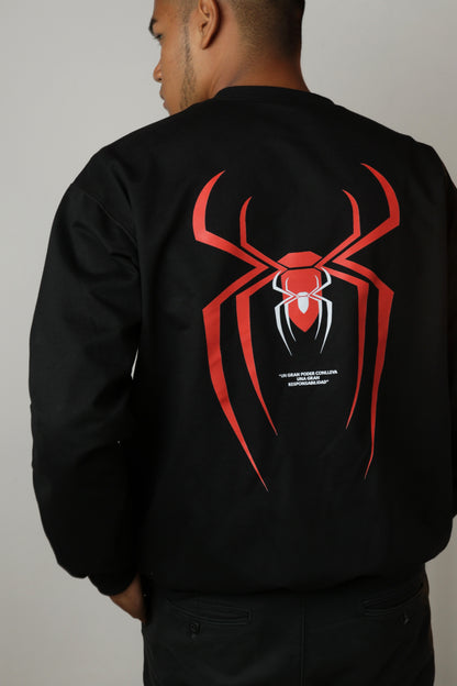 Crewneck Spider-Man BND | Buzo Cuello Redondo Estampado | Selah Colombia