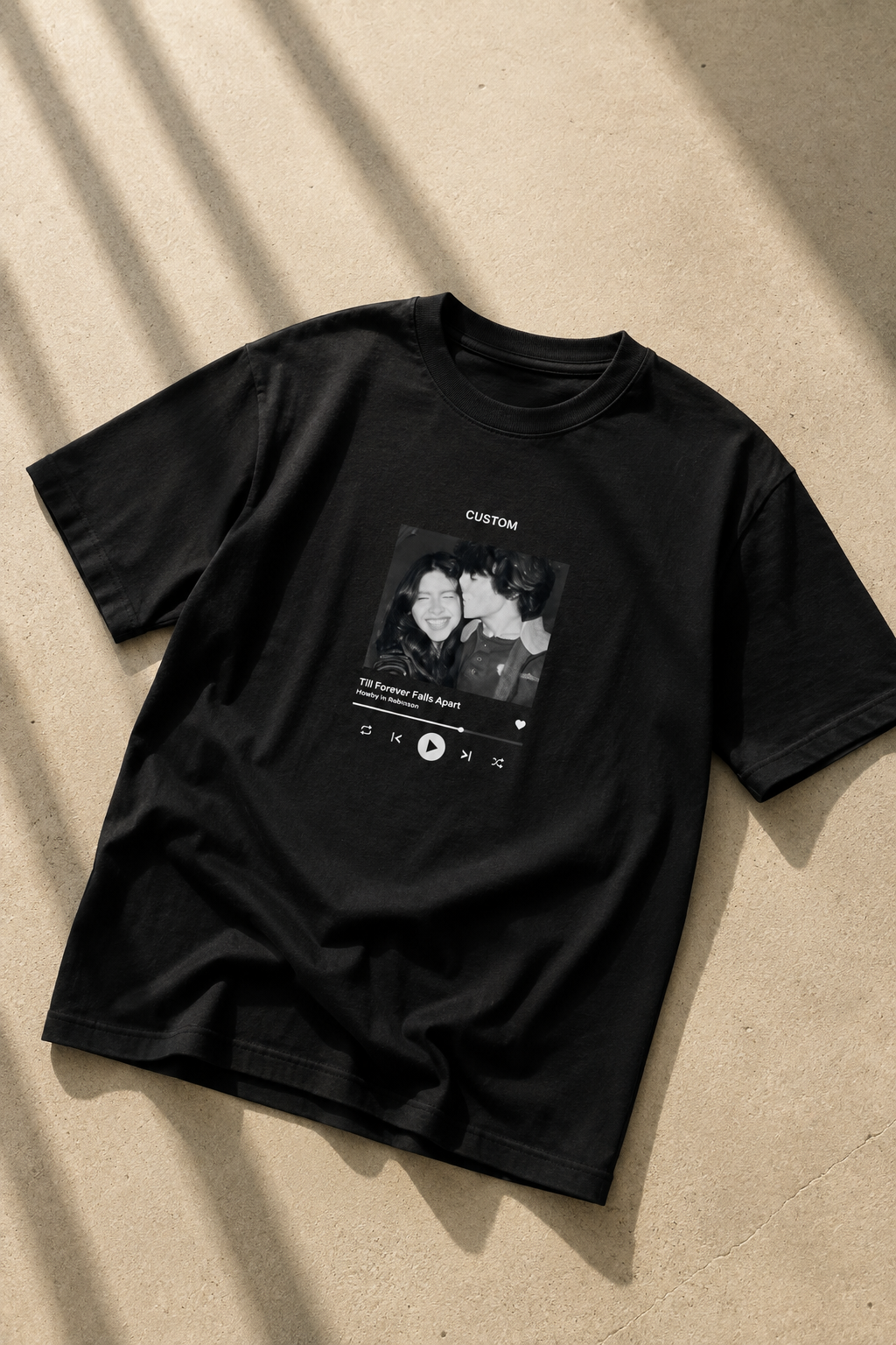 Camiseta Spotify Personalizada | Regalo para Amor y Amistad
