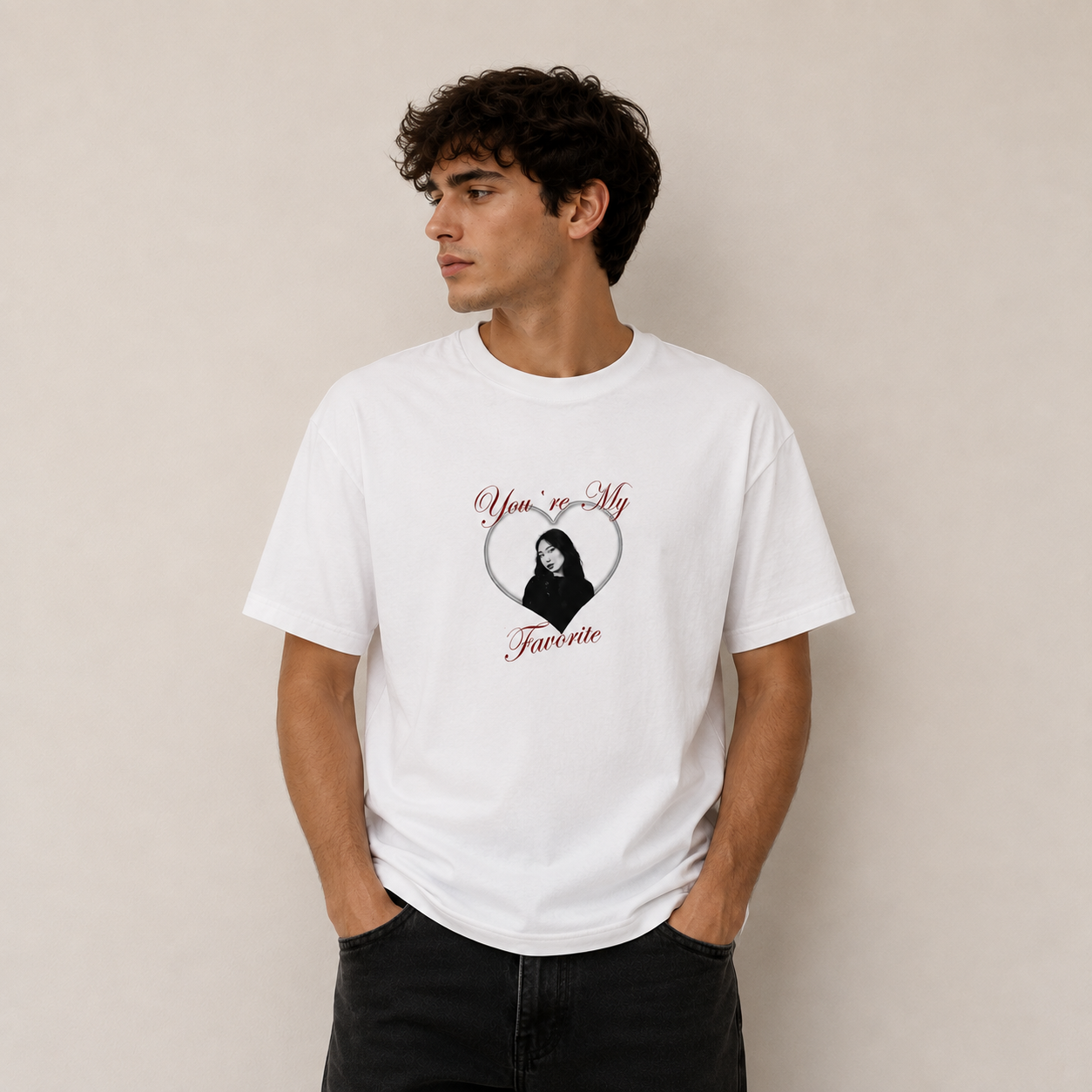 Camiseta Personalizada "You're My Favorite" – Regular Fit