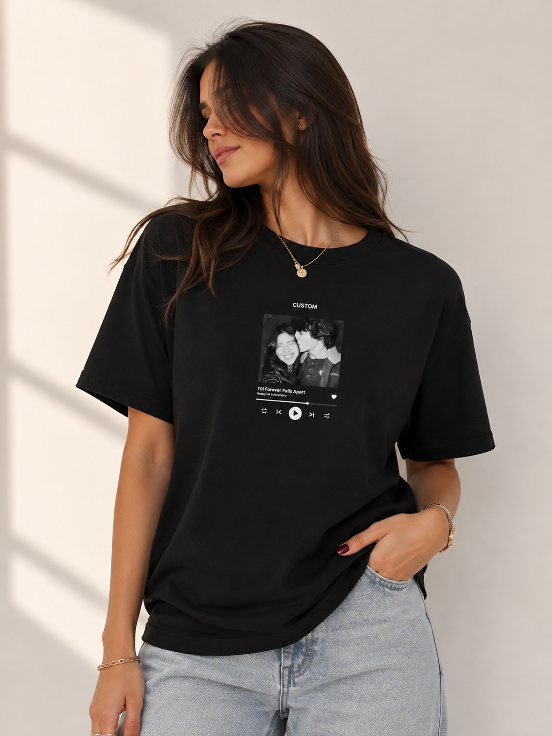 Camiseta Spotify Personalizada | Regalo para Amor y Amistad